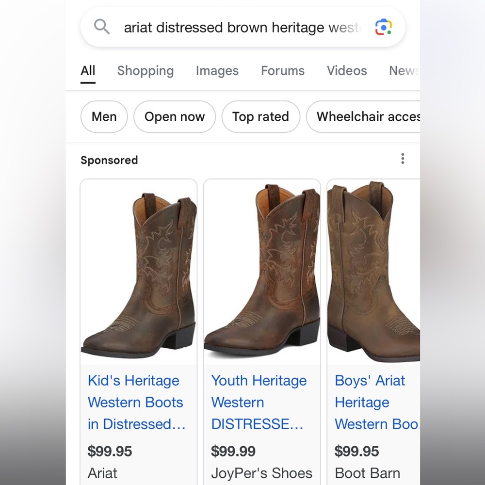 ARIAT Heritage Western, kid’s USA 1, EUR 32, UK 13